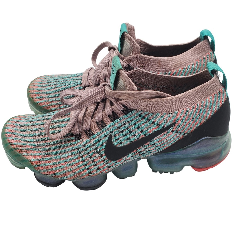 Nike Air VaporMax Flyknit 3 Sunset Tint Blue Force AJ6910-500 Womens 7.5